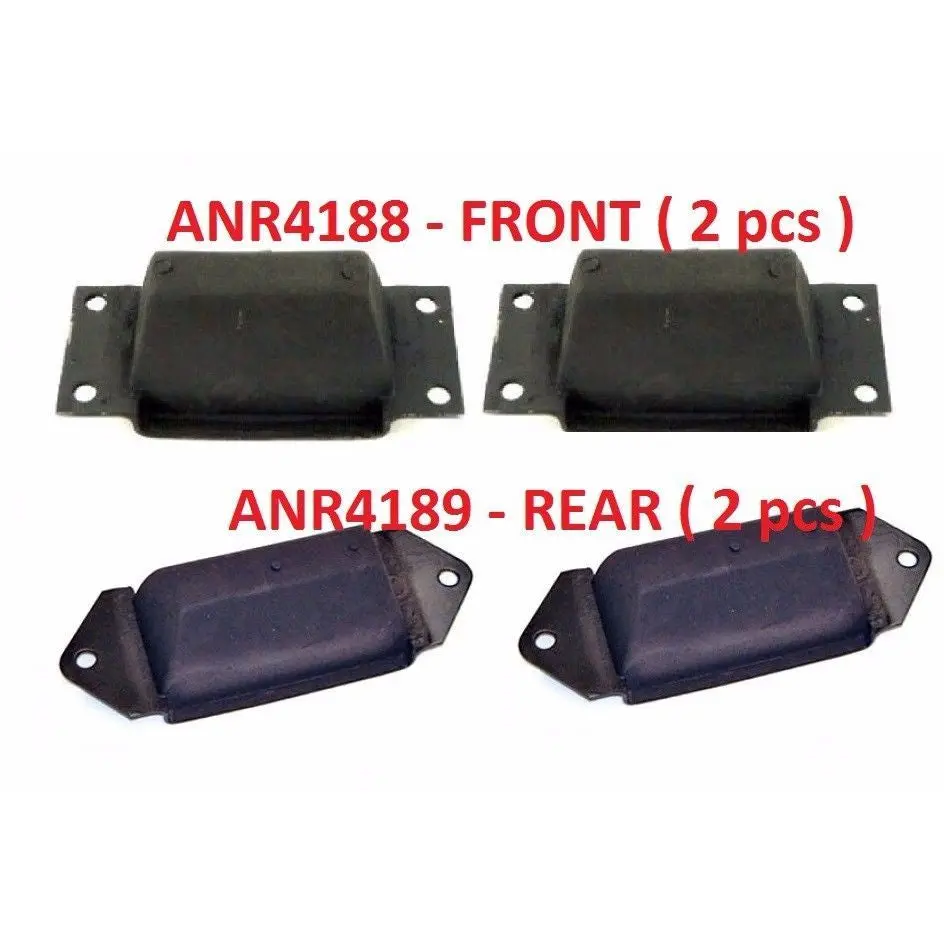 Front & Rear Axle Rubber Bump Stop Set 1
