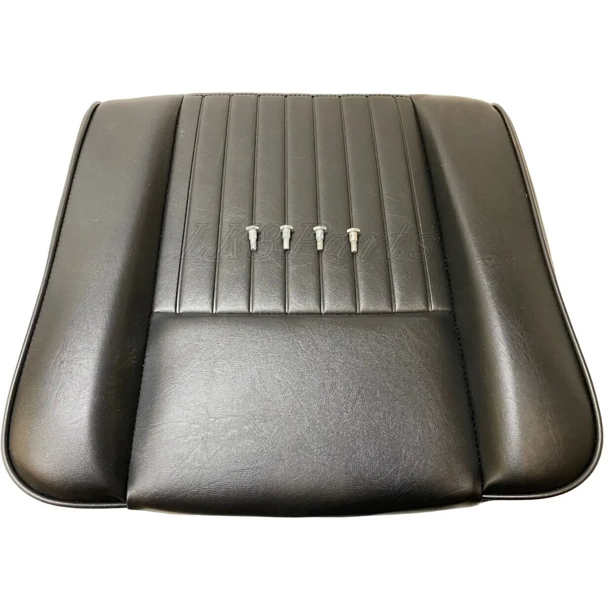 Deluxe Vinyl Black Outer Seat Base Cushion With Bolt 1