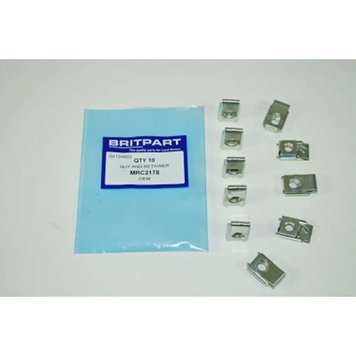 Door Hinge Nut And Retainer Set Of 10 1