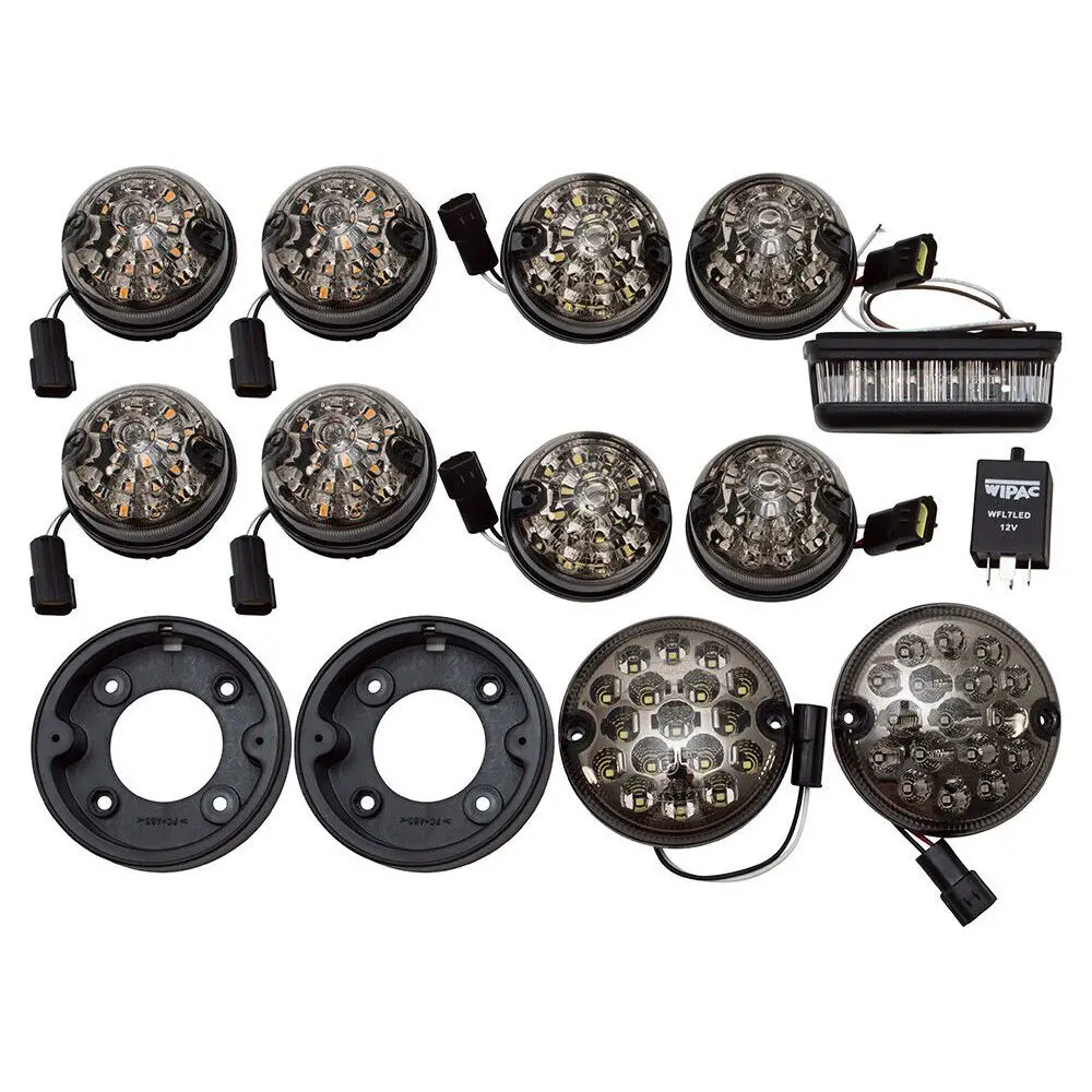 Deluxe Led Smoked Light Kit 73Mm Led Style 1