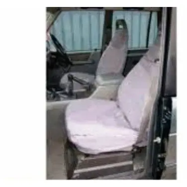 Waterproof Front Seat Covers Set Grey 1