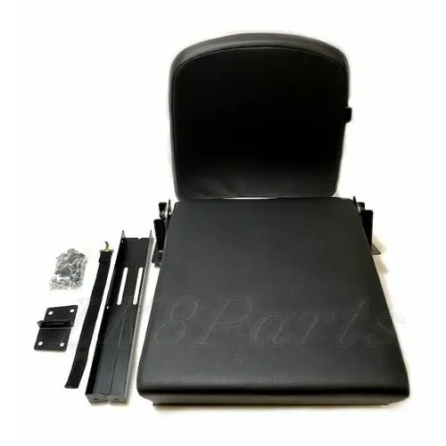 Inward Facing Tie Up Black Vinyl Seat 1
