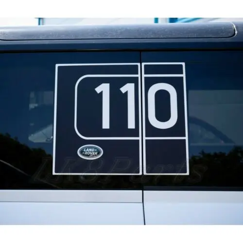 Sticker For Side Panel Land Rover Defender L663 Matt Black 110 Decal 1
