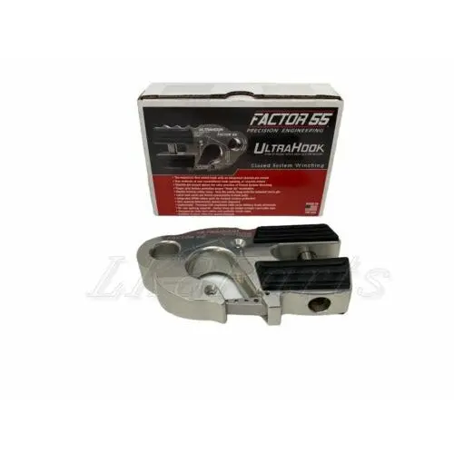 Factor 55 Chrom Ultrahook Winch Hook For Up To 3/8" Winch Cable Synthetic Rope 1
