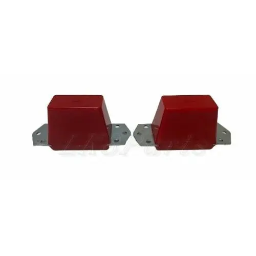 Tf1020 Extended Poly Bump Stop – 2-Hole Hardcore Red – Defender/Disco I/Rrc 1