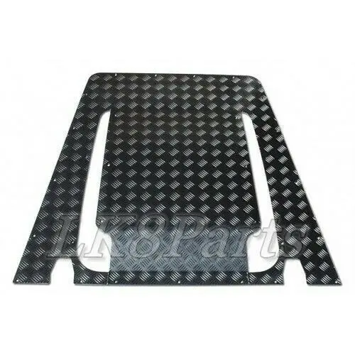 Hood Bonnet Checker Plate Heavy Duty - Black New 1
