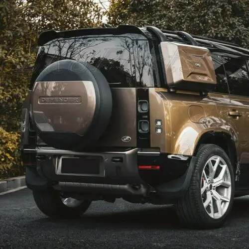 Defender L663 Rear Spoiler Wing Gloss Black 2020 - On 1