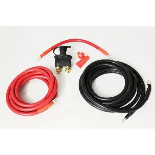 Terrafirma Extended Winch Cables 4M And Isolator Switch 1