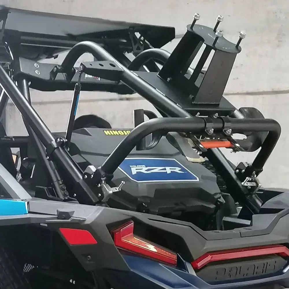 Spare Tire Carrier W/Pneumatic Piston Polaris Rzr Turbo S 1