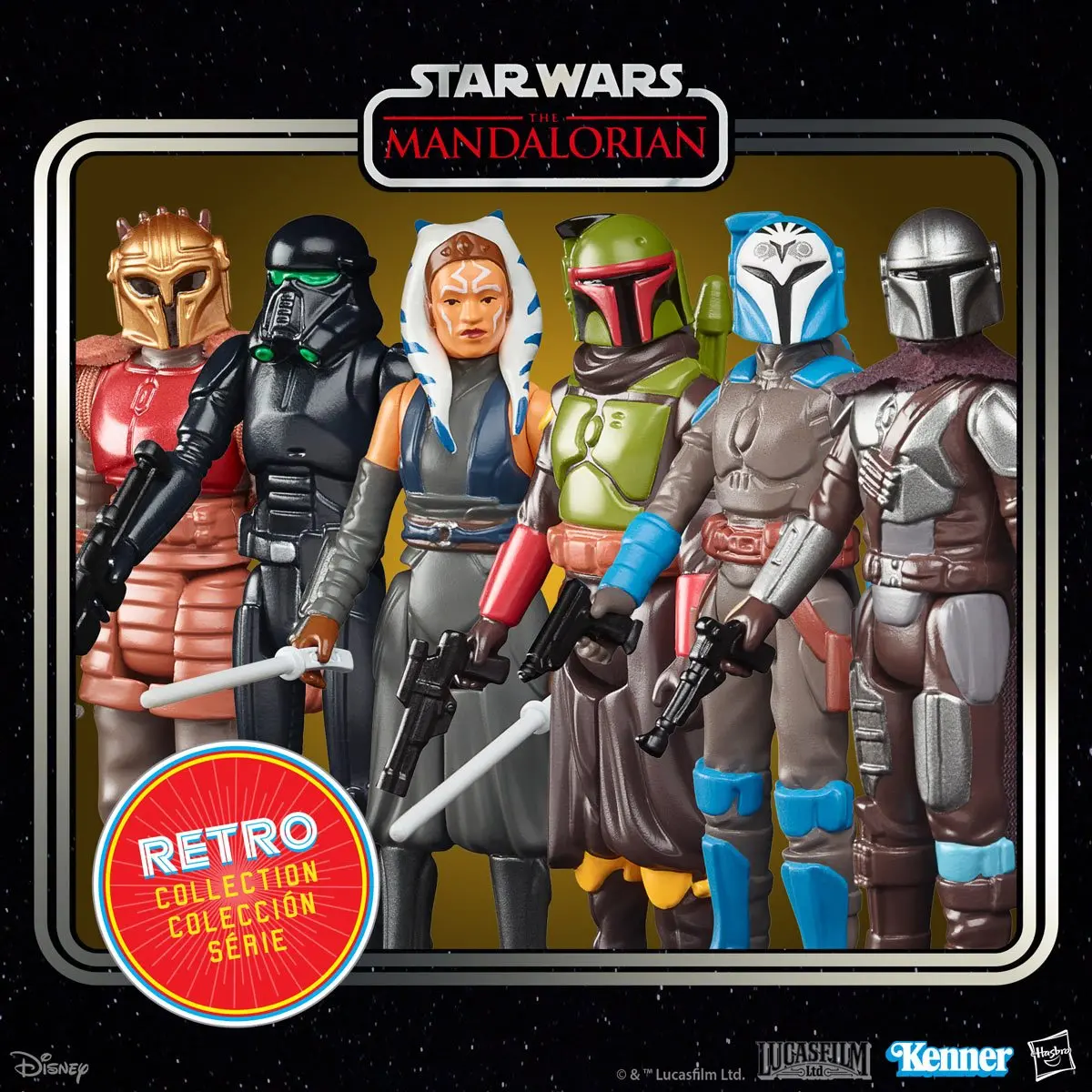 (Dented Box) Star Wars 3.75" Retro Collection Action Figures Wave 2 (6 Figure Set) 1