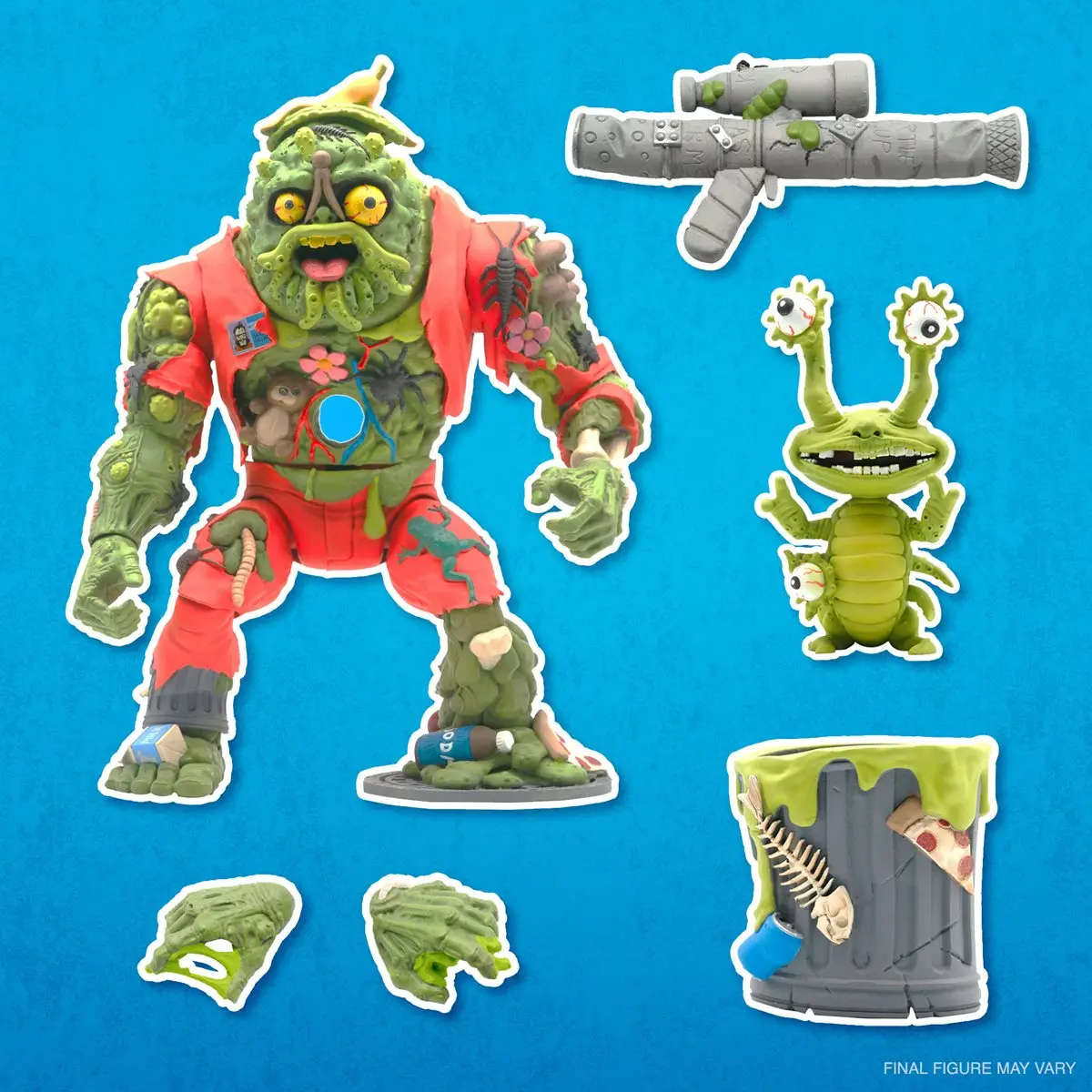 Super7 Tmnt Ultimates Muckman & Joe Eyeball 7-Inch Action Figure 1