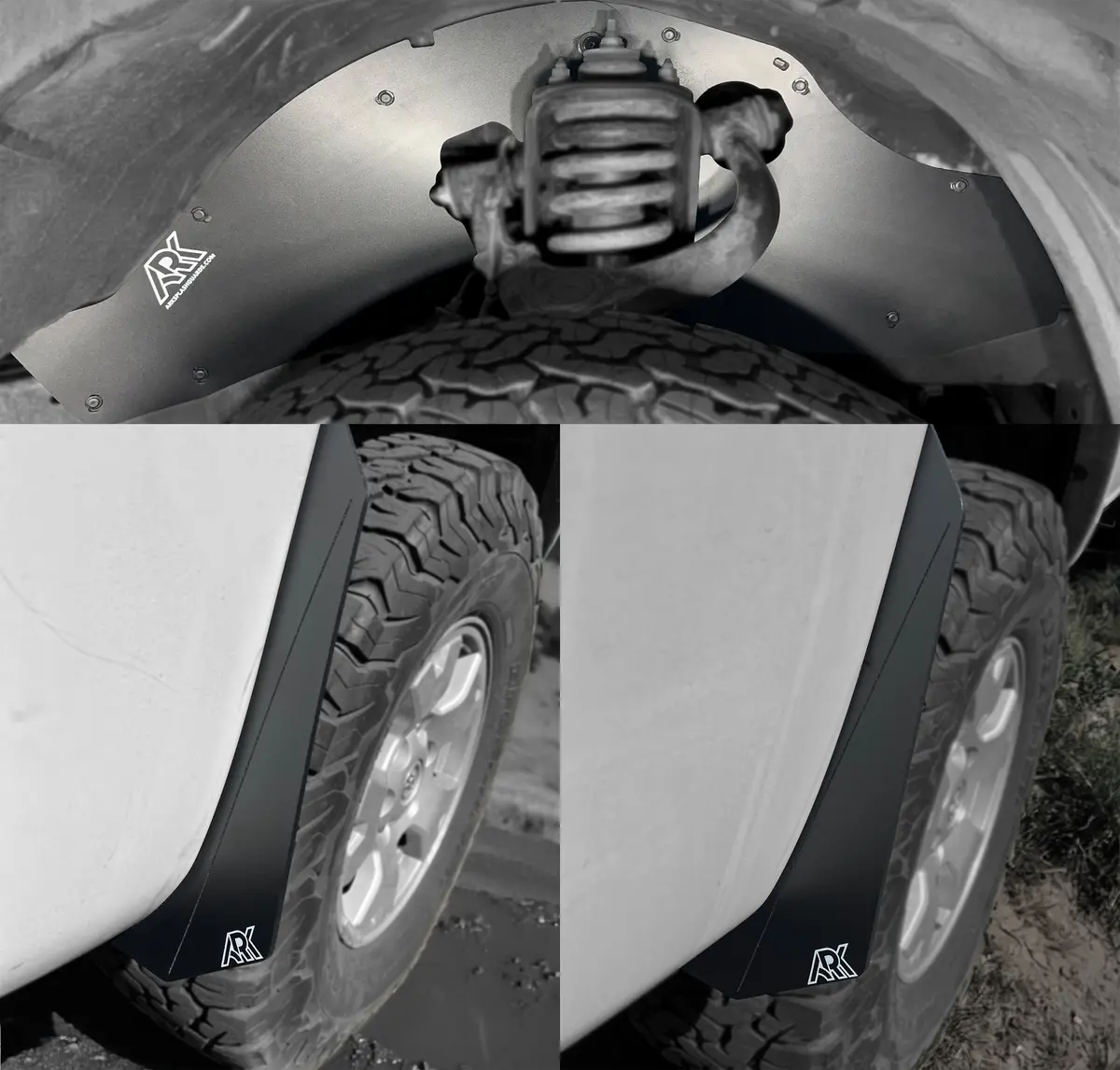 Trixpoly Splash Guards & Micros Fits 2005-2015 Toyota Tacoma 2