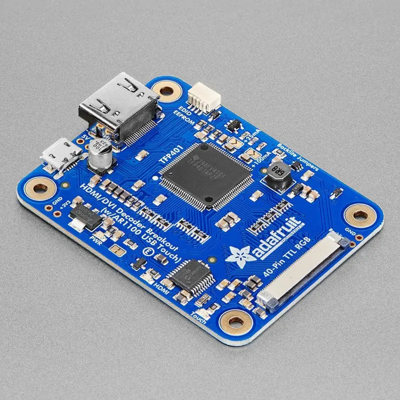 Tfp401 Hdmi/Dvi Decoder To 40-Pin Ttl Breakout - With Touch 1