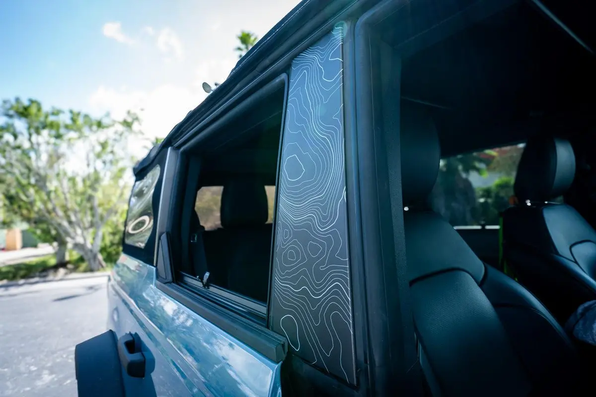 Topo B Pillar Protection Kit (Printed Series) - 2021+ Bronco 4 Door 11