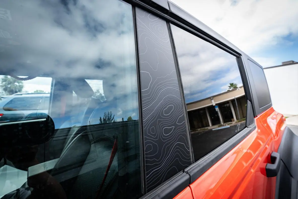 Topo B Pillar Protection Kit (Printed Series) - 2021+ Bronco 4 Door 14