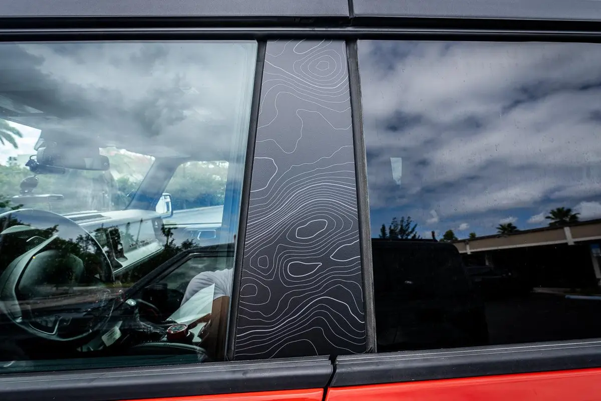 Topo B Pillar Protection Kit (Printed Series) - 2021+ Bronco 4 Door 15