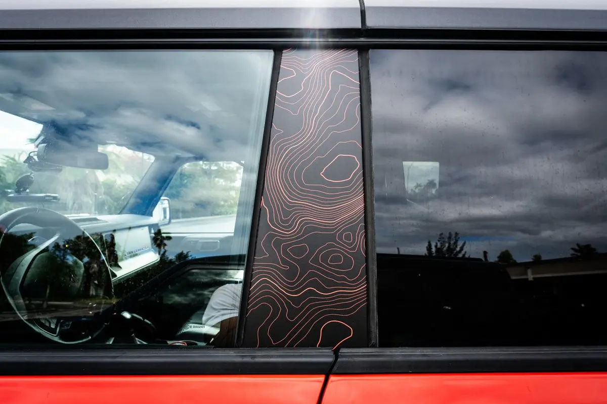 Topo B Pillar Protection Kit (Printed Series) - 2021+ Bronco 4 Door 5