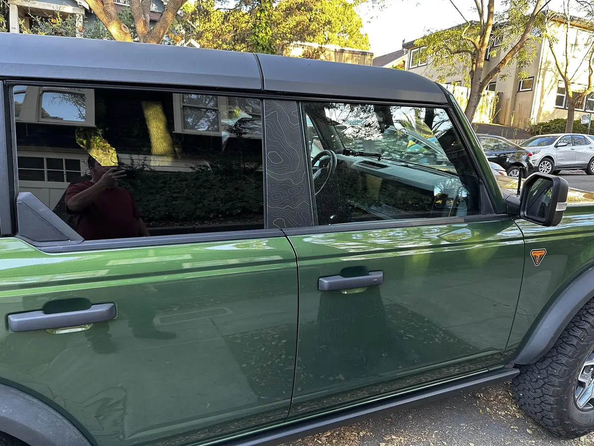 Topo B Pillar Protection Kit (Printed Series) - 2021+ Bronco 4 Door 4