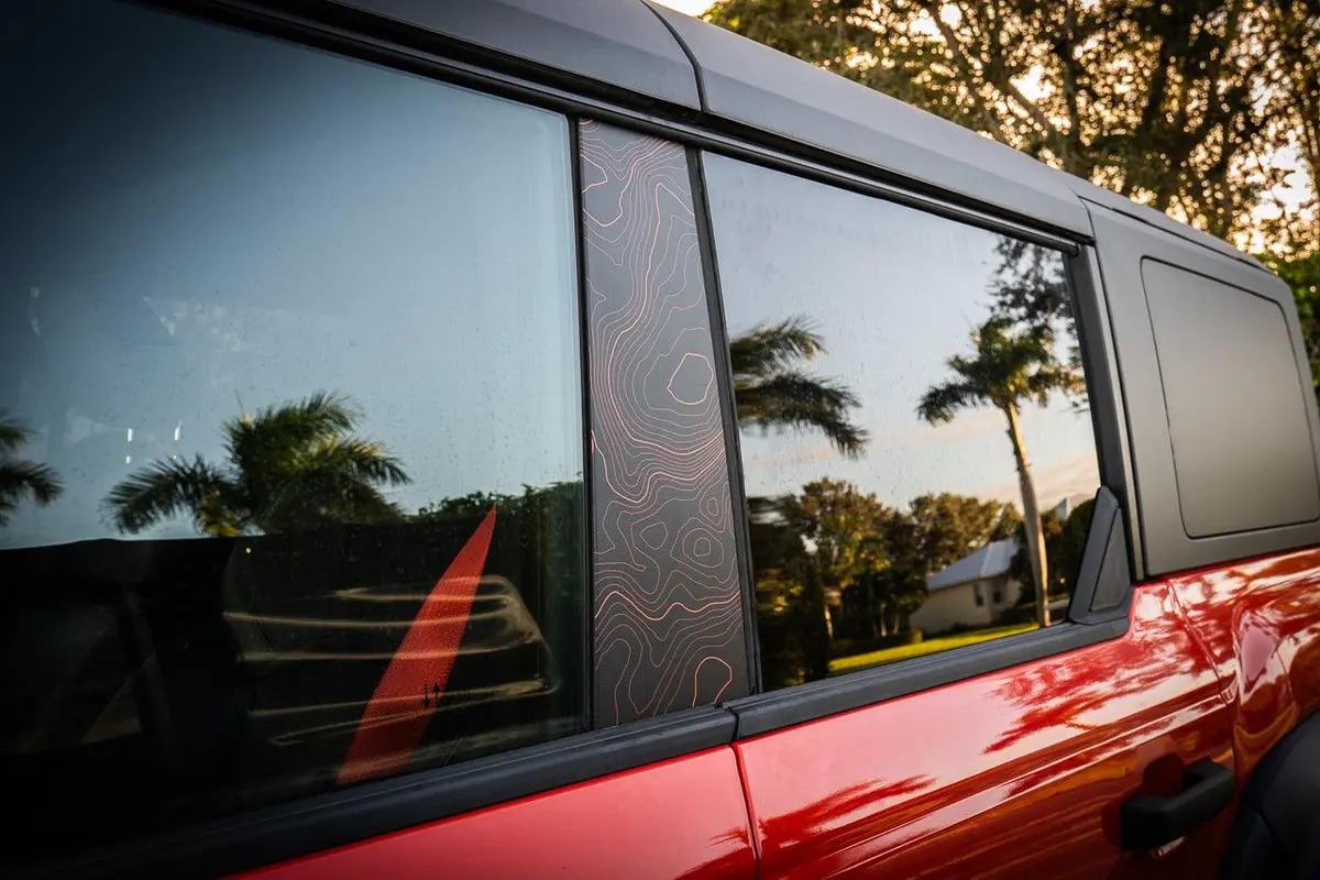 Topo B Pillar Protection Kit (Printed Series) - 2021+ Bronco 4 Door 8