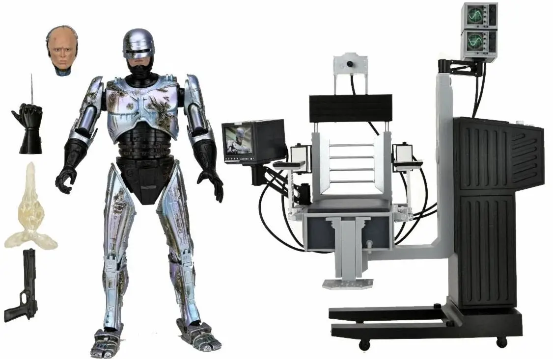 Neca Ultimate Battle Damaged 7" Robocop With Chair 1