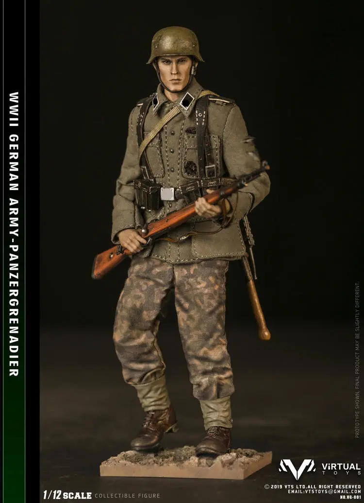 Pre-Order - 1/12 Pocket Elite Series  Wwii German Army - Panzergrgrenadier 1