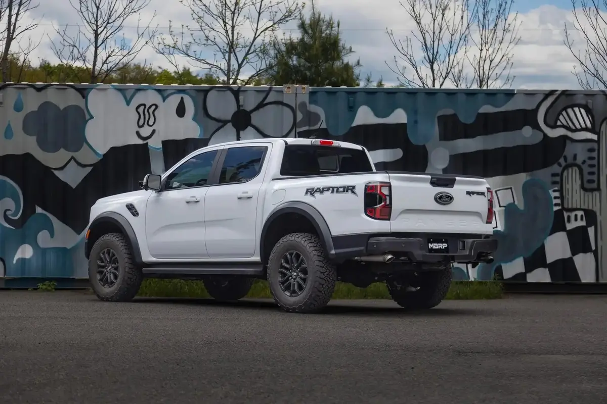 Mbrp 304 Stainless Steel 3 Inch Axle Back Exhaust For 24+ Ford Ranger Raptor | S5270304 1