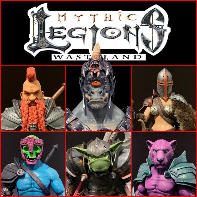 Mythic Legions Wasteland - All In 6-Figure Set 1