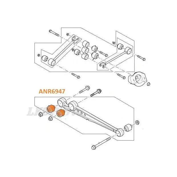 Anr6947 Radius Arm Bush – Single Or Set Of 2 – Discovery 2 2