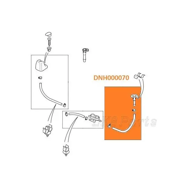 Left Side Head Light Lamp Washer Jet Sprayer Genuine 2