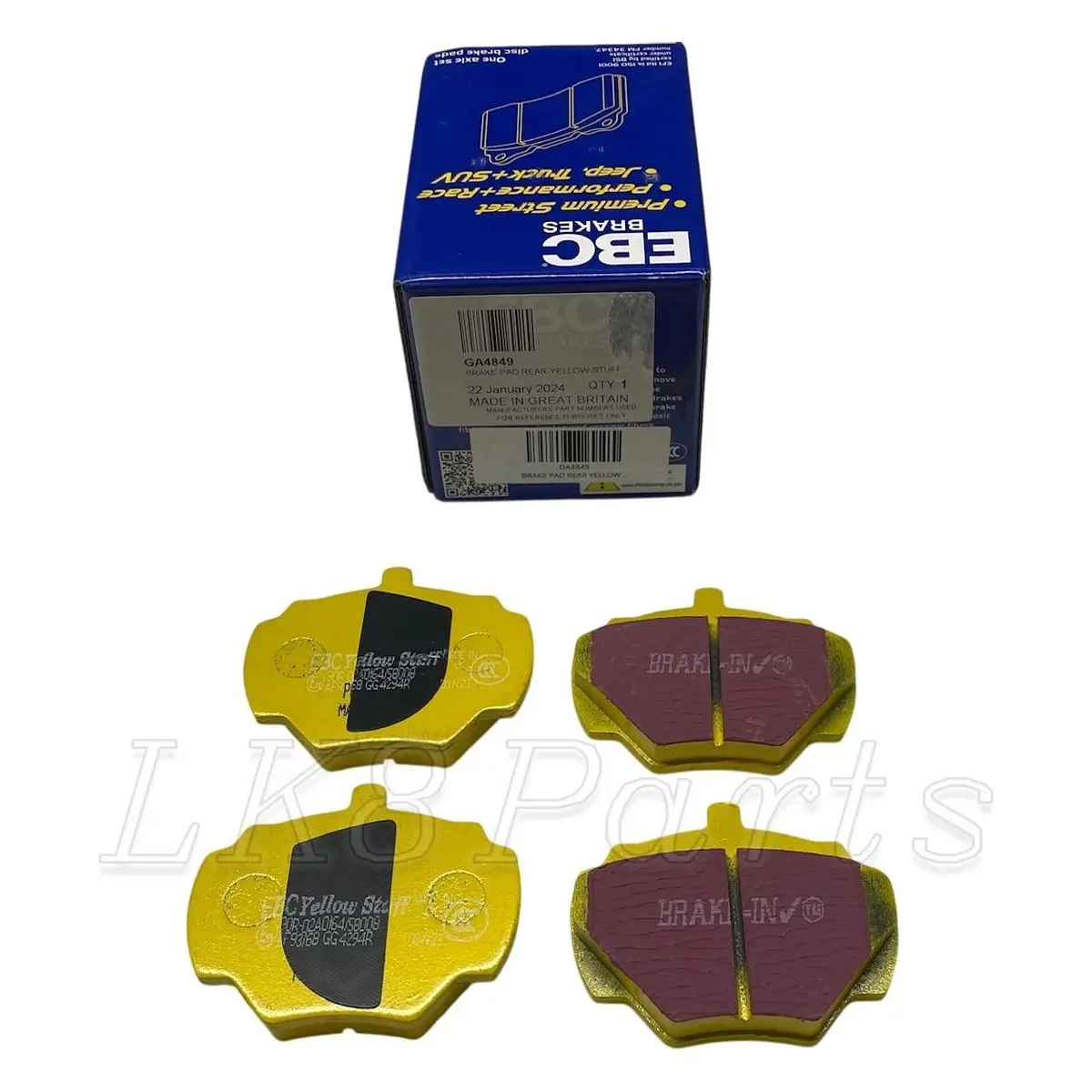 Ebc Yellow Stuff Rear Brake Pads 1