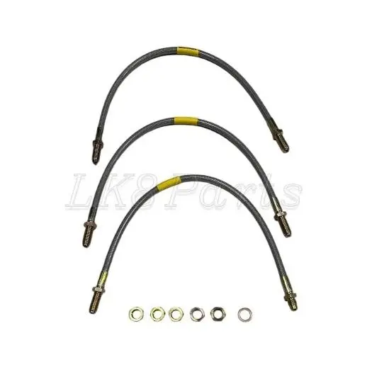 Stainless Steel Brake Hoses Kit Standard Length 2