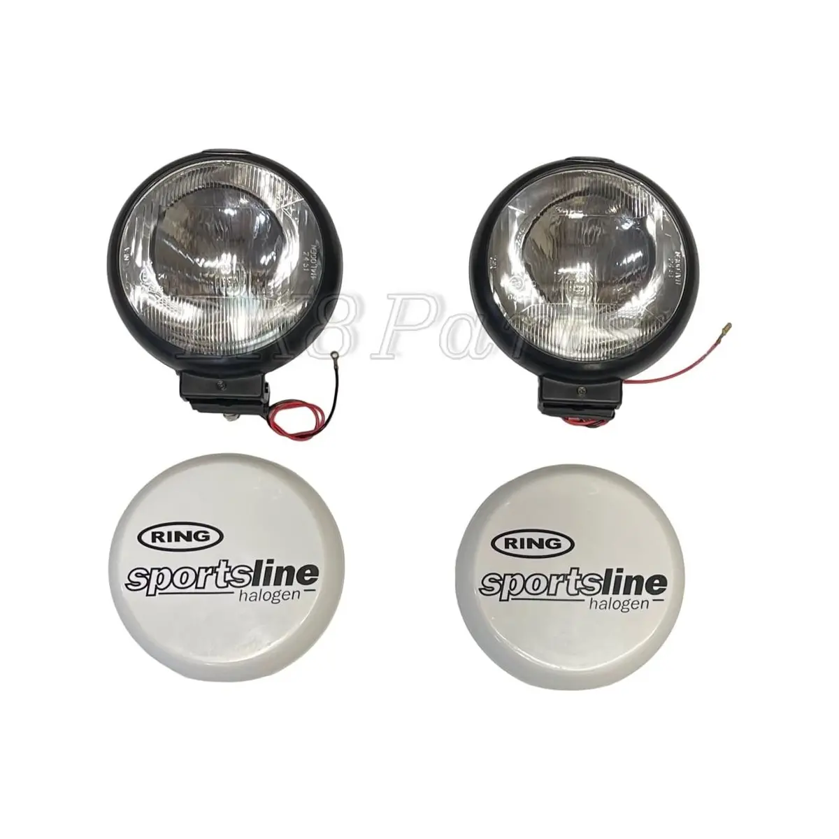 Round Sportsline Driving Fog Lamp Pair Set 1
