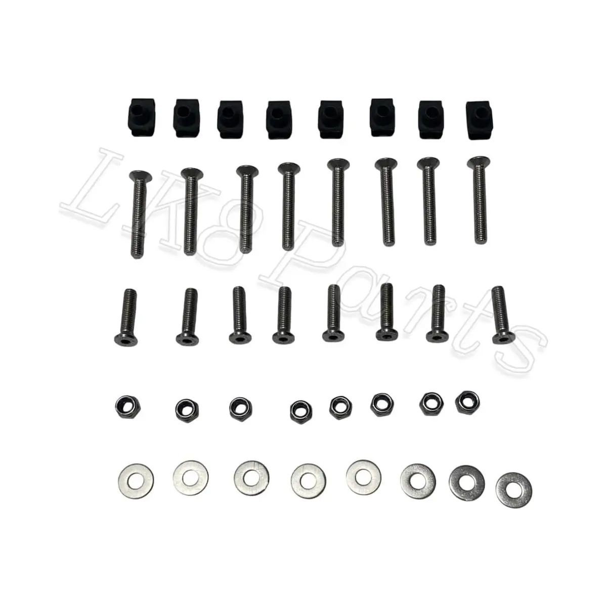 Front Door Stainless Steel Hinge Screw Set 1