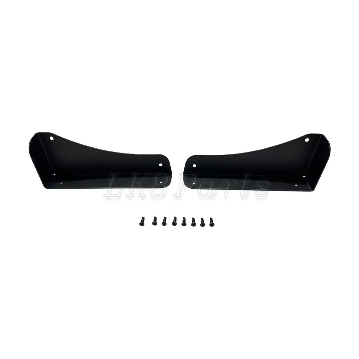 Black Seat Box Corner Protectors Pair 1