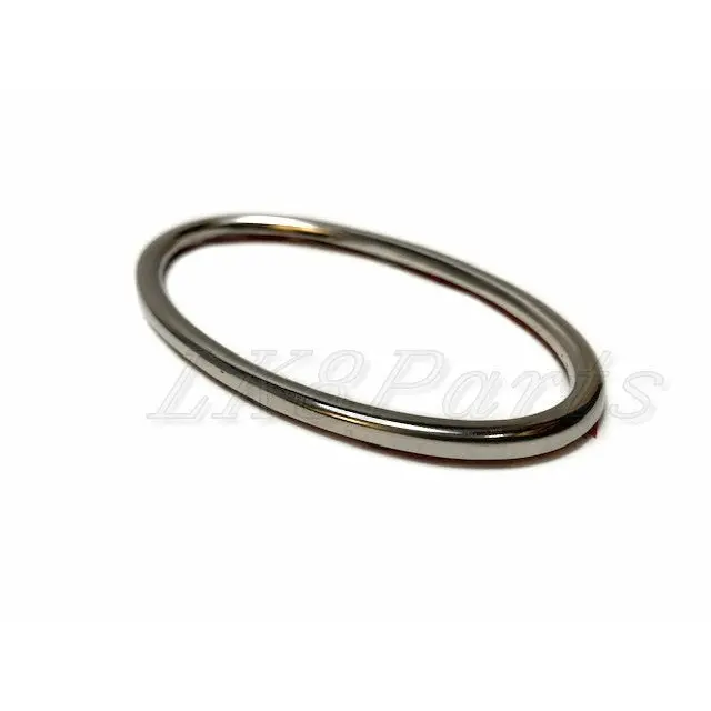 Rear Oval Badge Metal Chrome Surround 1
