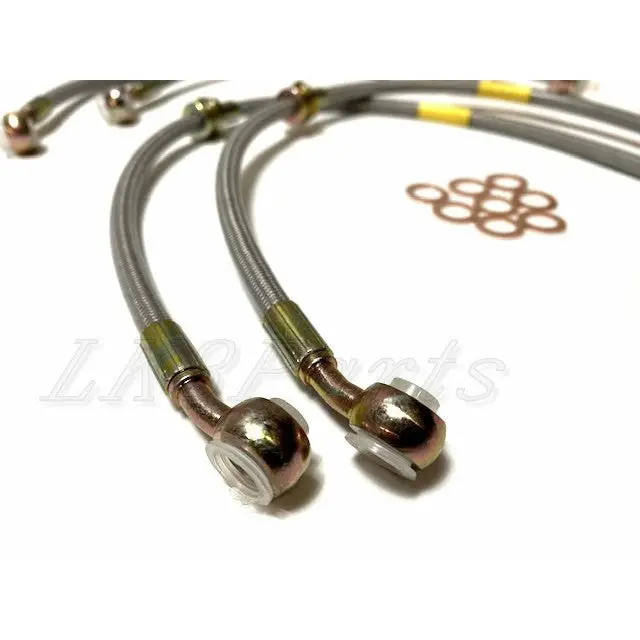 Stock Length Discovery 2 Stainless Steel Braided Hoses 1