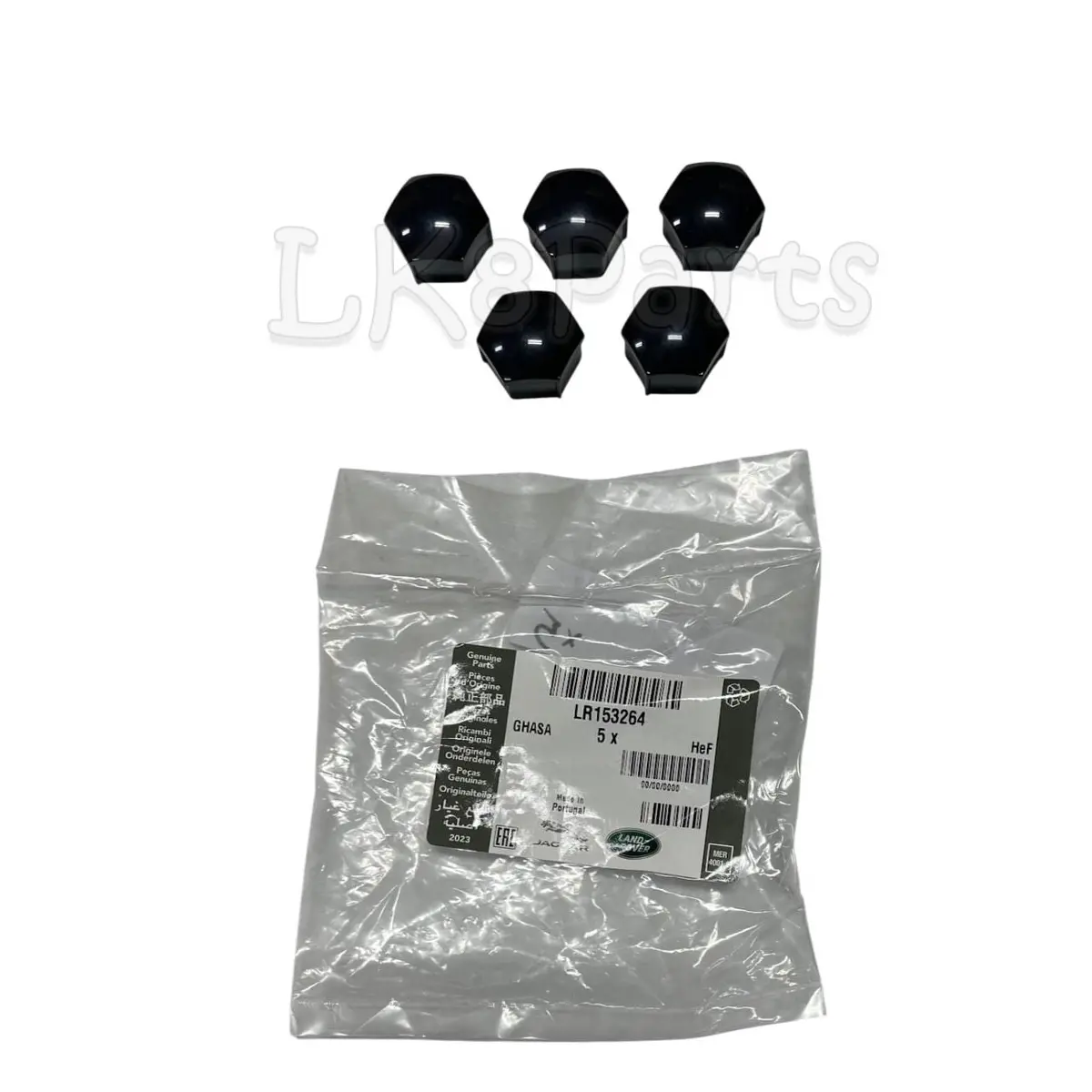Wheel Locks Nut Caps Set Of 5 1