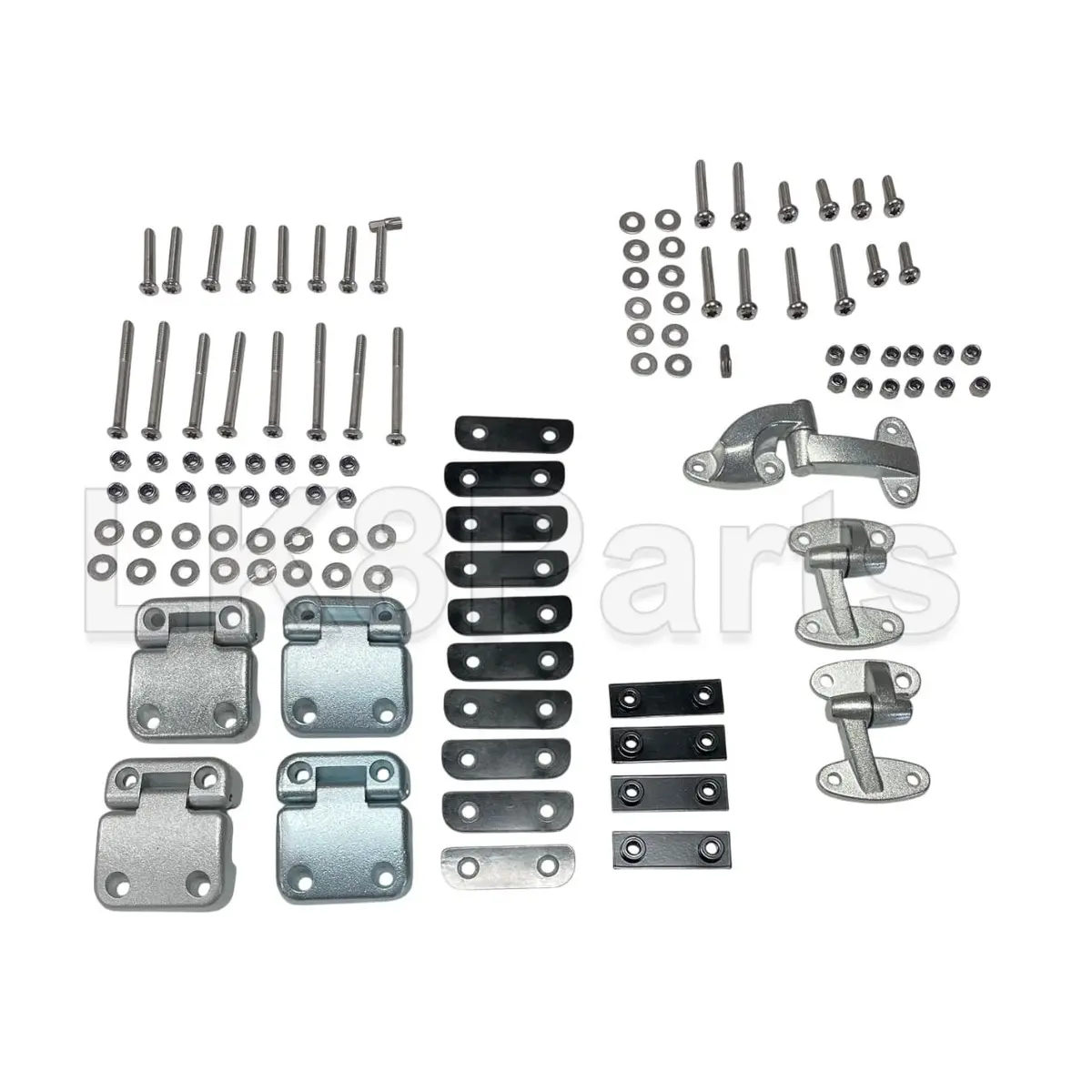 Front And 2Nd Row Door Hinge Set Stainless Bolts 1