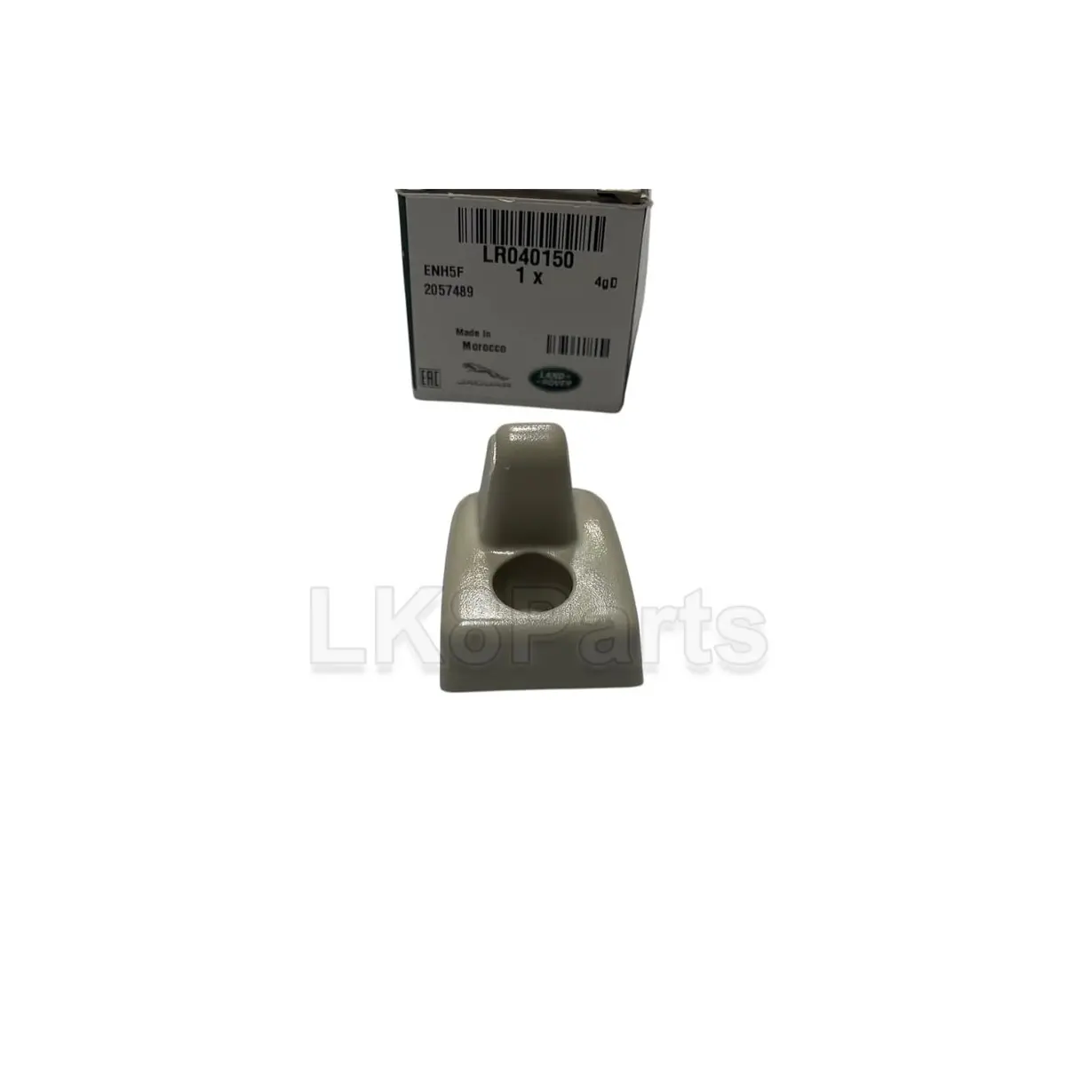 Left Front Sun Visor Retainer Clip Ivory 1