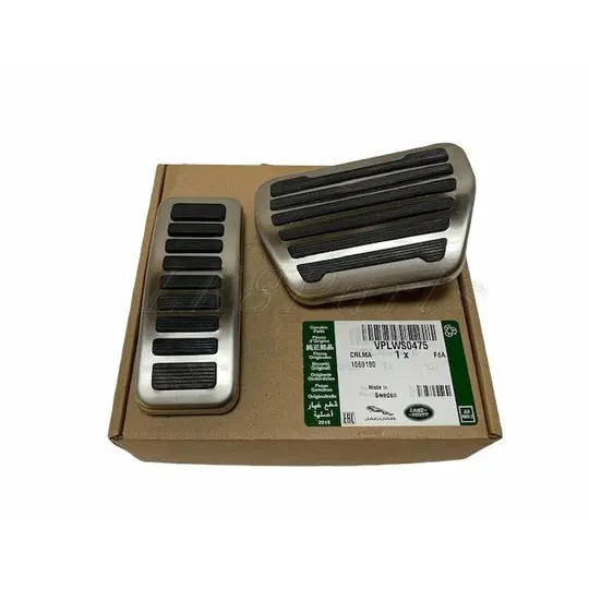Genuine Stainless Steel Pedal Pad Covers Set 1