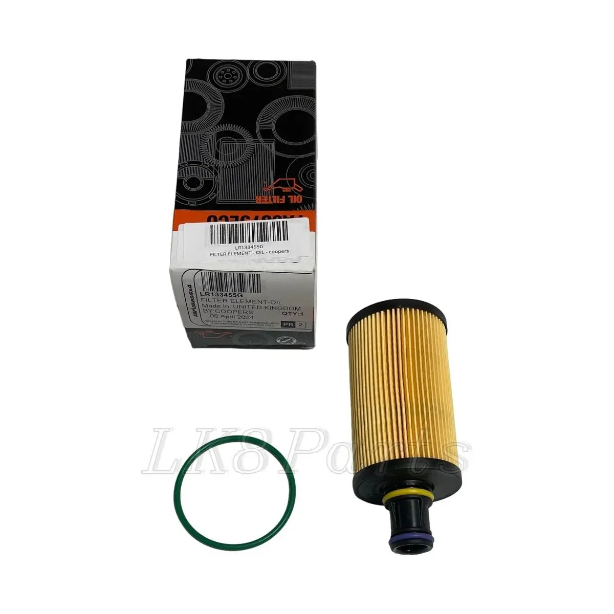 Oil Filter With O-Ring Seal Cartridge Style 1