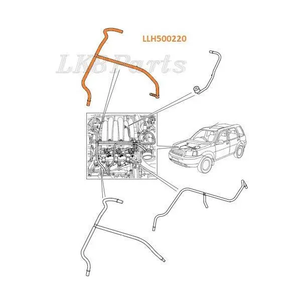 Camshaft To Manifold Breather Hose Pipe 2
