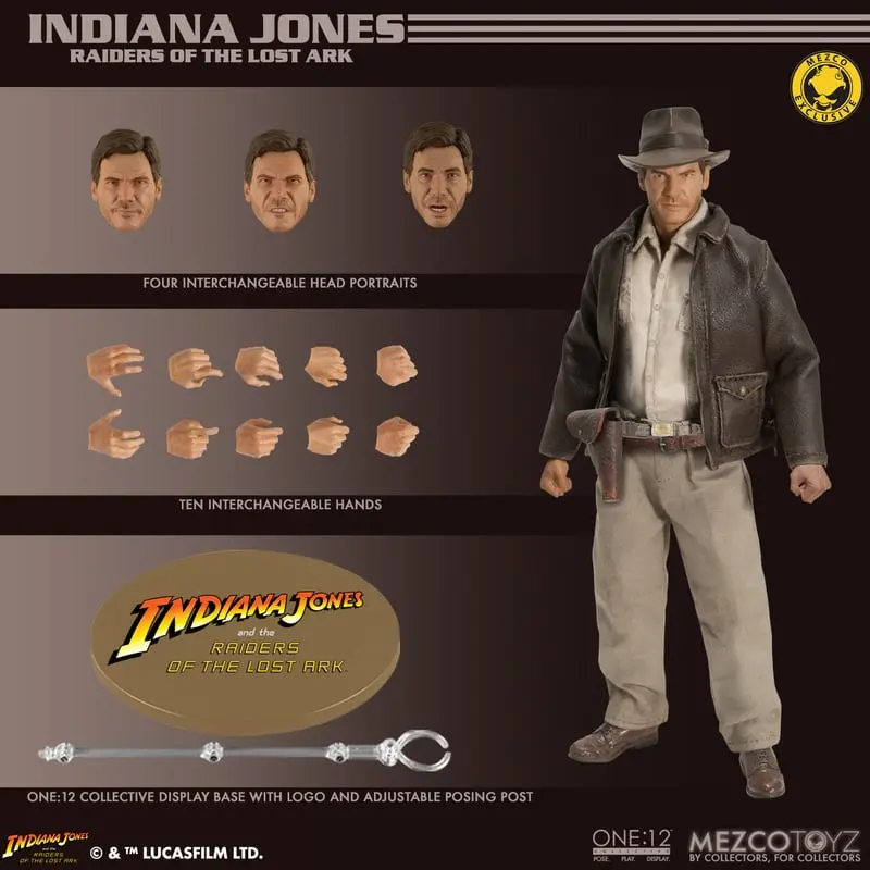 Shipping Soon! Mezco One12 Indiana Jones 6-Inch Figure 1