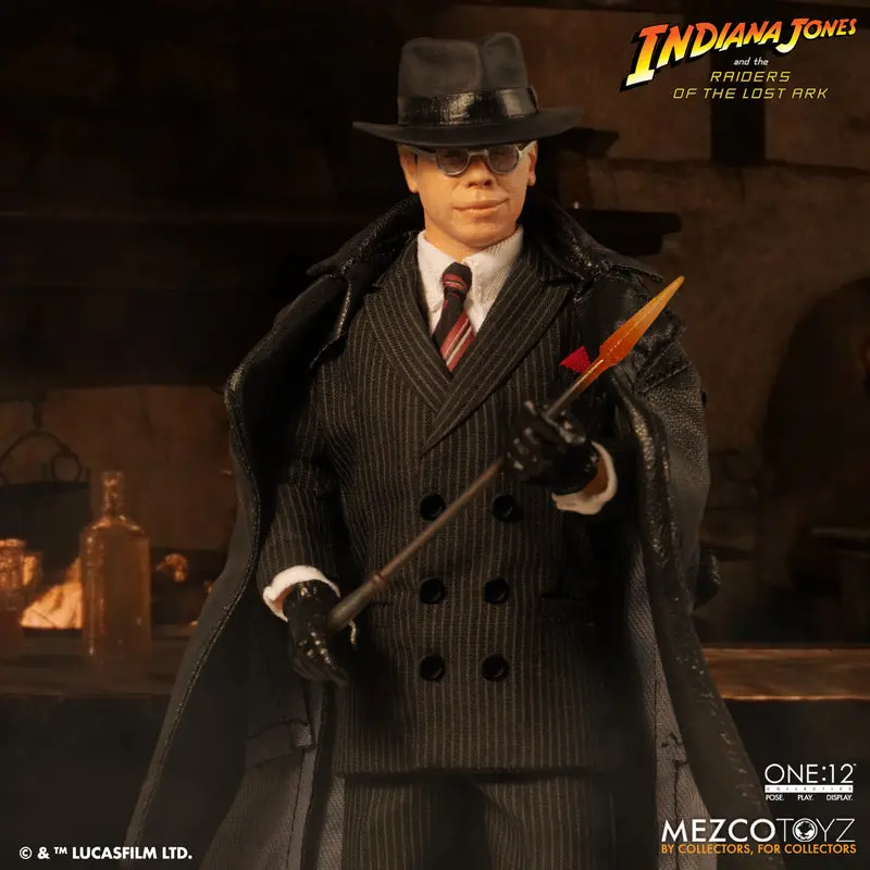 Pre-Order - Mezco One12 Major Toht And Ark Of The Covenant Deluxe Boxed Set (From Indiana Jones) 1