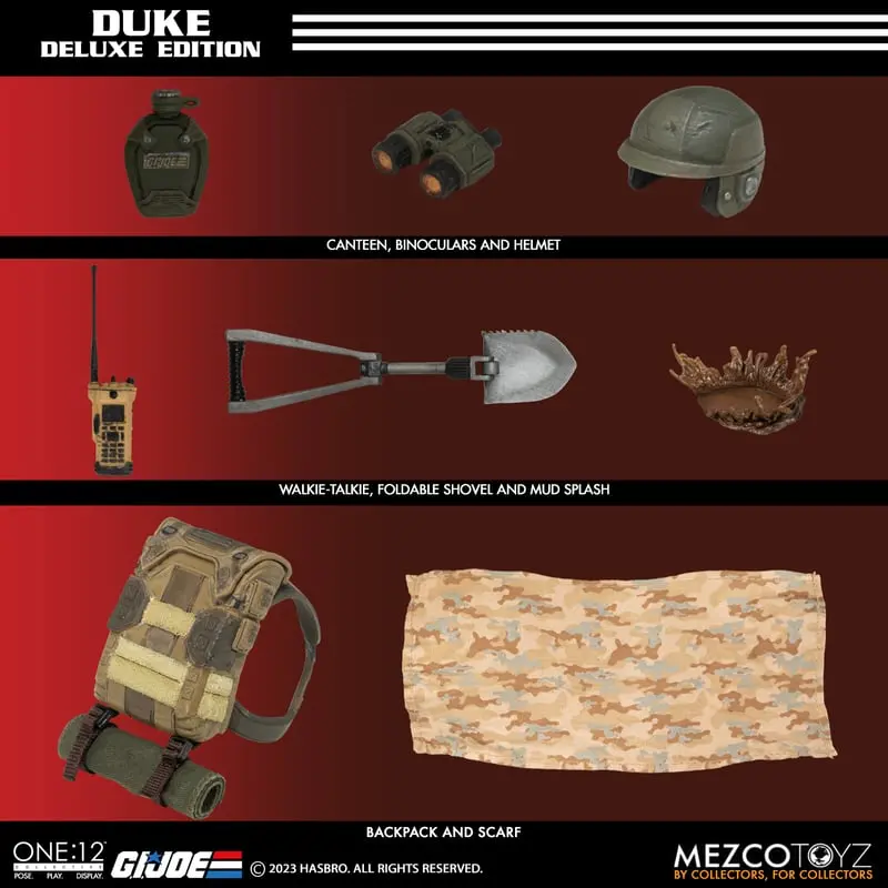 Restocking Next Week - Mezco One12 Duke Deluxe Edition 6-Inch Figure 2
