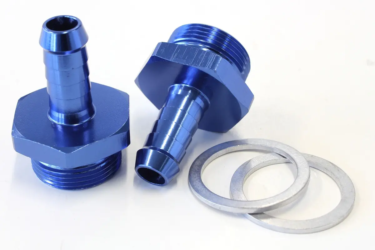 Carburetor Fuel Line Adapter – Male 3/8" Barb To 7/8"–20 Thread (Af700-01) 1