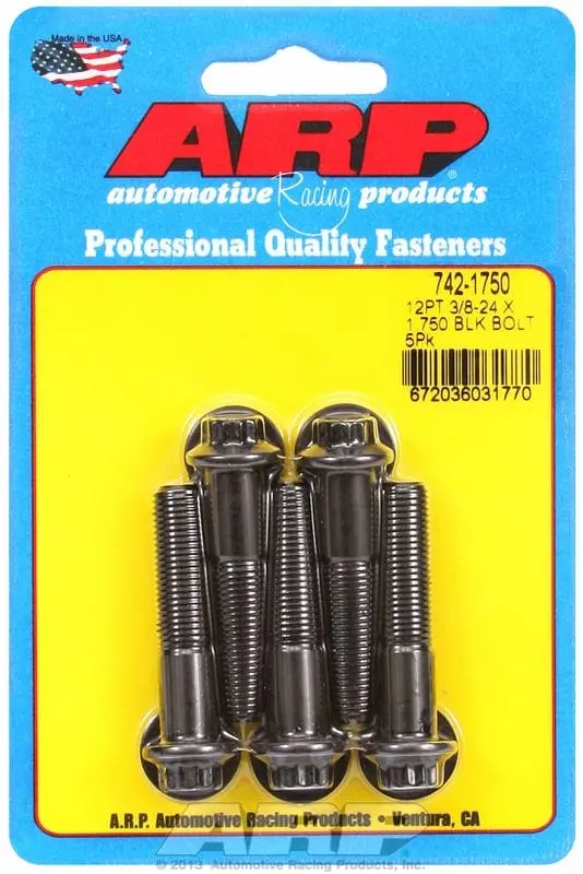 12-Point Black Oxide Bolt Kit – 5-Piece Set (Ar742-1750) 1