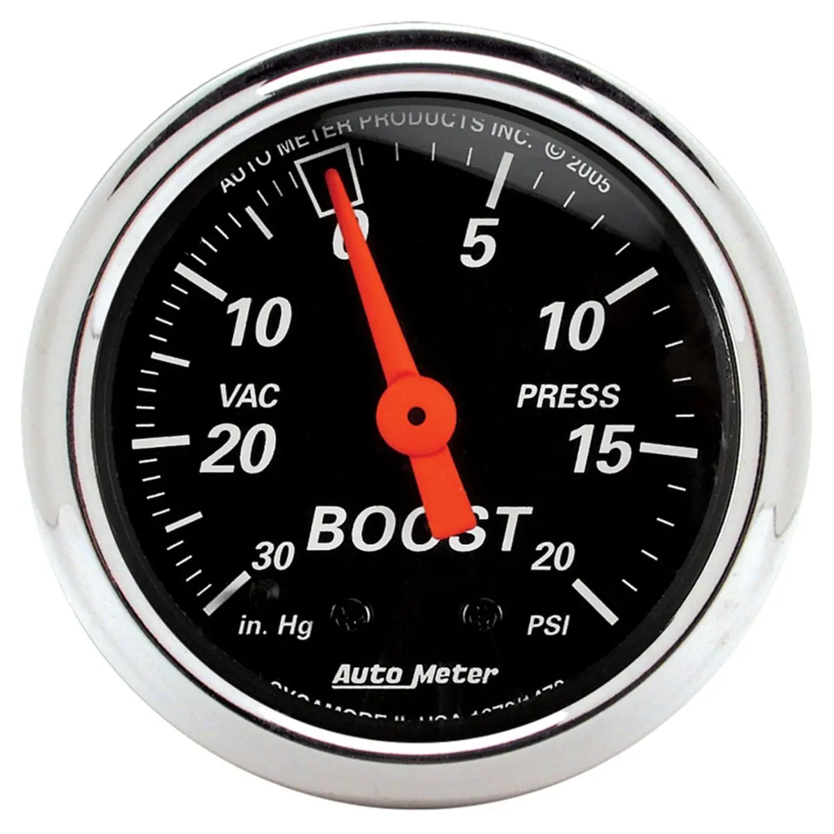Autometer Au1471 Designer Black Boost And Vacuum Gauge 1