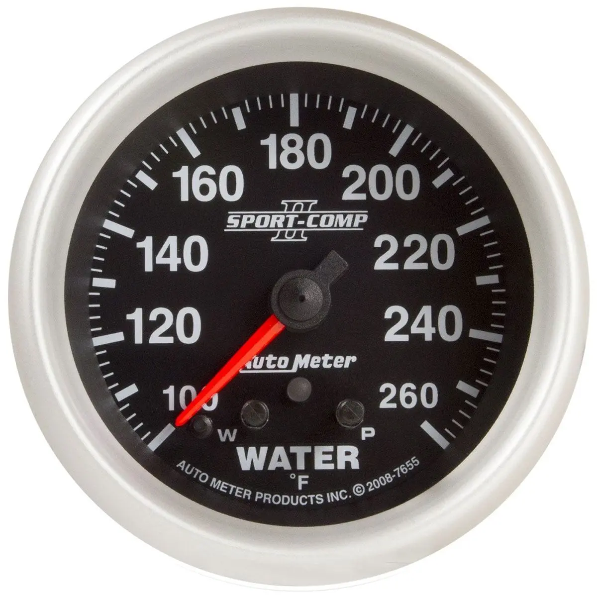 Autometer Sport-Comp Ii Water Temperature Gauge – 2-1/16", Electric 1