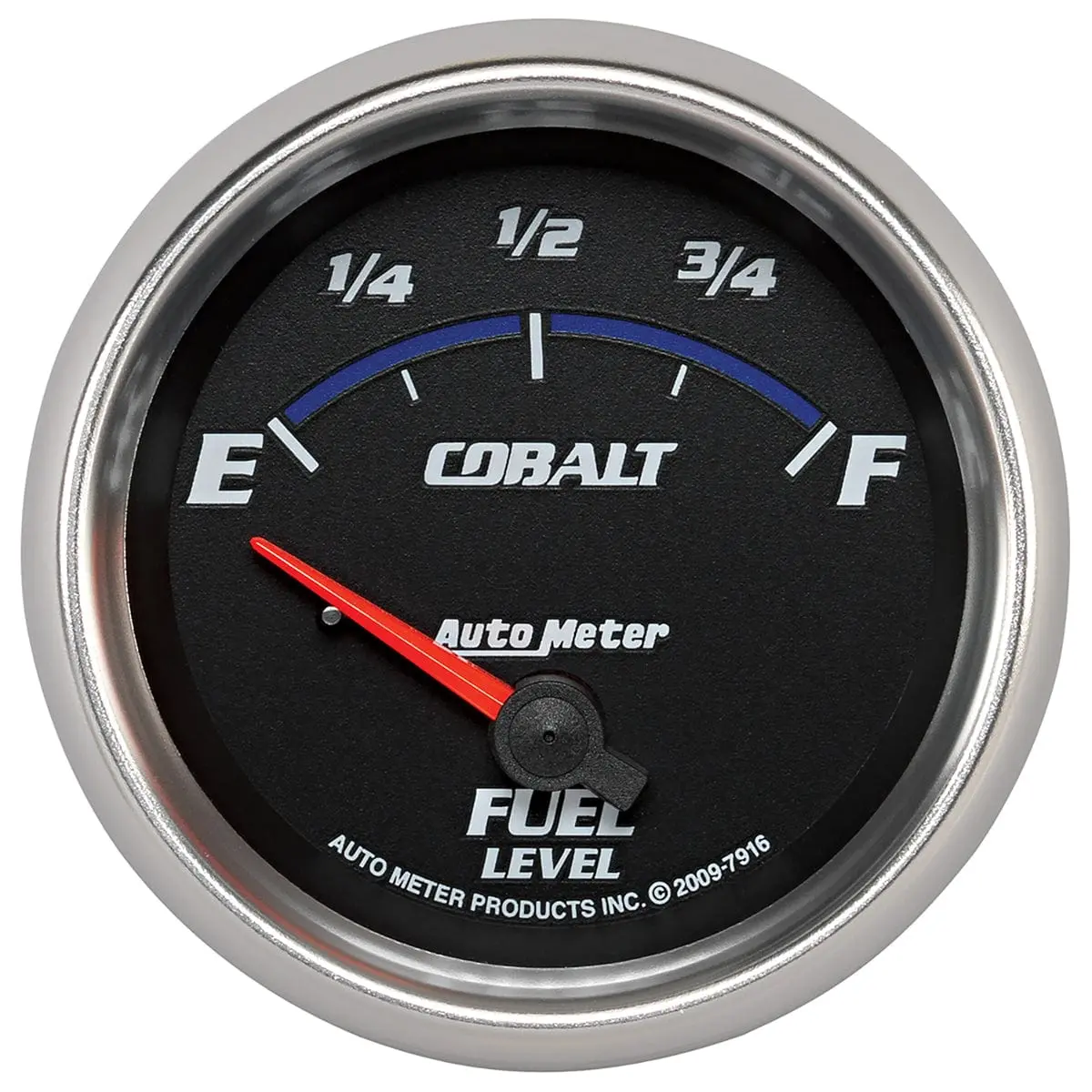 Cobalt Series Analog Fuel Level Gauge – 2-1/16-Inch, Au7916 1